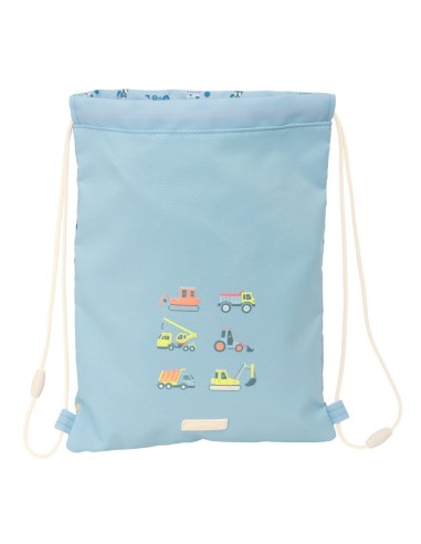 SACO PLANO JUNIOR SAFTA PREESCOLAR "GRUAS" Mochilas Saco ...