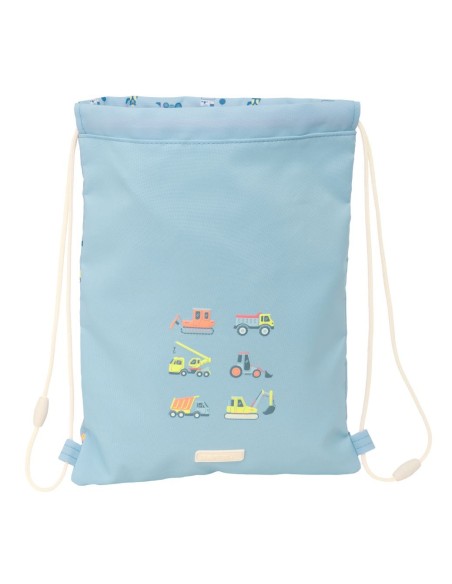 SACO PLANO JUNIOR SAFTA PREESCOLAR "GRUAS" Mochilas Saco ...