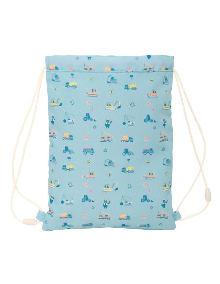 SACO PLANO JUNIOR SAFTA PREESCOLAR "GRUAS" Mochilas Saco ...