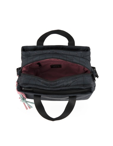 Bolso Doble Asa Corta C/Bandolera Gabol Hanae Negro