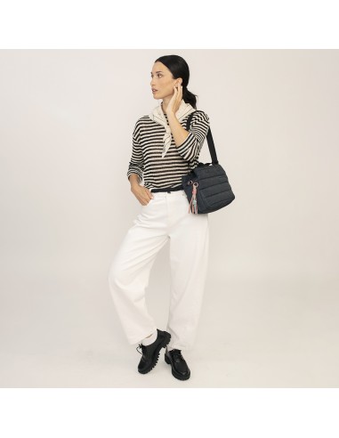 Bolso Doble Asa Corta C/Bandolera Gabol Hanae Negro