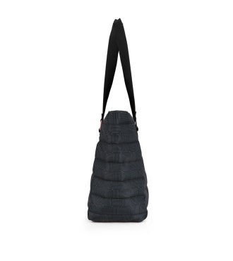 Bolso Doble Asa Larga Shopper Mujer Gabol Hanae Negro 2