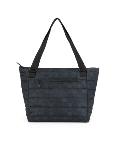 Bolso Doble Asa Larga Shopper Mujer Gabol Hanae Negro