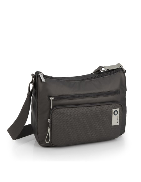 Bolso Bandolera Doble Gabol Judith Gris