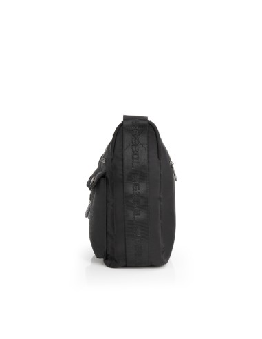 Bolso Bandolera Doble Cruzado Mujer Gabol Aisha Negro