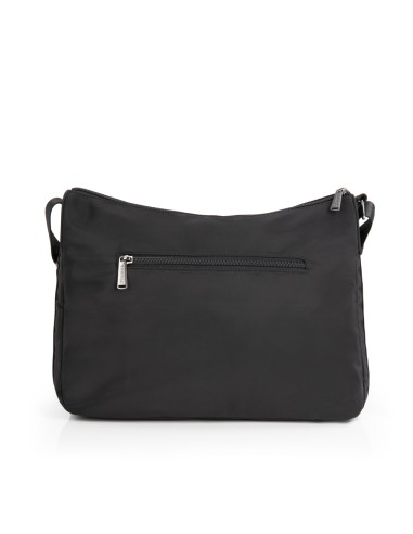 Bolso Bandolera Doble Cruzado Mujer Gabol Aisha Negro