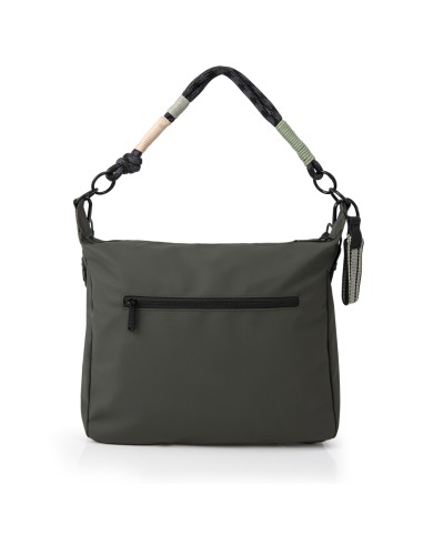 Bolso Un Asa + Bandolera Dos Compartimentos Mujer Gabol Mina Kaki