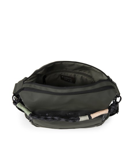 Bolso Un Asa + Bandolera Dos Compartimentos Mujer Gabol Mina Kaki Bolso Un Asa + Bandolera Dos Compartimentos Mujer Gabol Mina Kaki