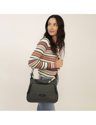 Bolso Un Asa + Bandolera Dos Compartimentos Mujer Gabol Mina Kaki