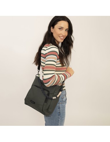 Bolso Un Asa + Bandolera Mujer Gabol Mina Kaki