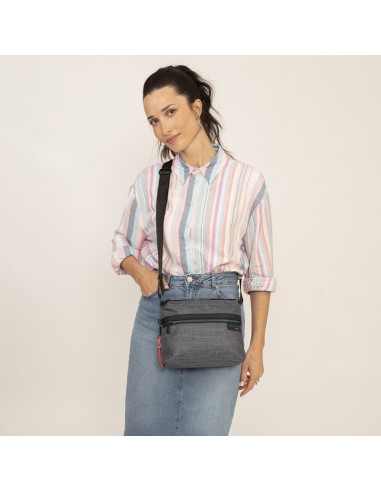 Bolso Bandolera Pequeño Mujer Gabol Shani Gris