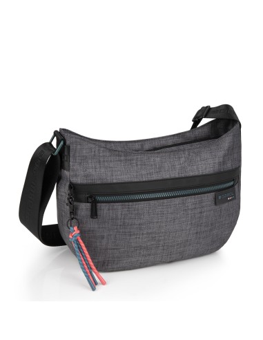 Bolso Bandolera Mujer Gabol Shani Gris
