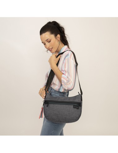 Bolso Bandolera Mujer Gabol Shani Gris