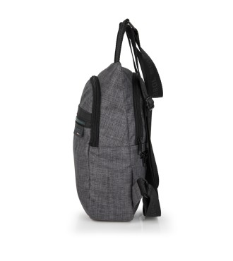 Mochila Bolso Mujer Gabol Shani Gris 2