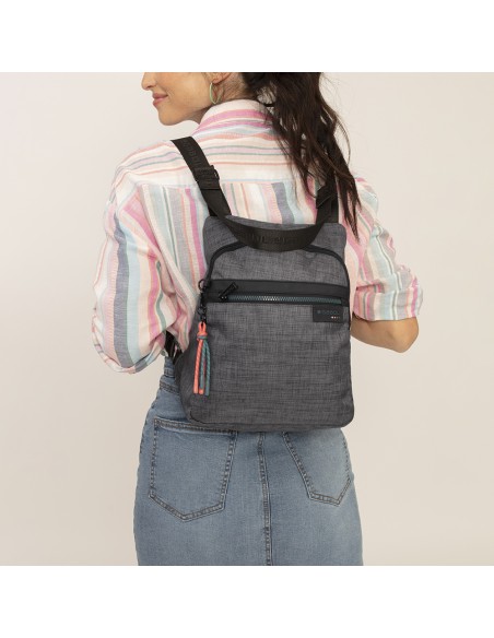 Mochila Bolso Mujer Gabol Shani Gris