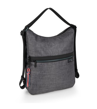 Mochila Bolso Mujer Gabol Shani Gris