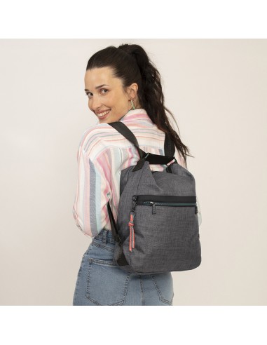 Mochila Bolso Mujer Gabol Shani Gris
