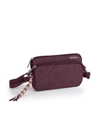 Bolso Mano Bandolera Gabol Aitana Burdeos