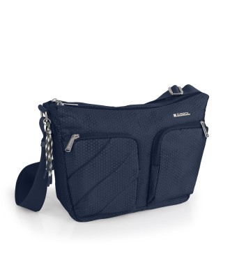 Bolso Bandolera Doble Gabol Aitana Azul Marino