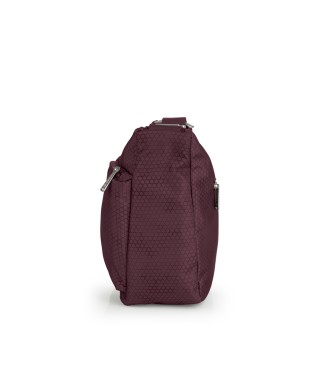 Bolso Bandolera Doble Gabol Aitana Burdeos 2