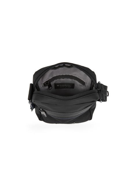 Bolso Bandolera Hombre Gabol Darek Negro Bolso Bandolera Hombre Gabol Darek Negro