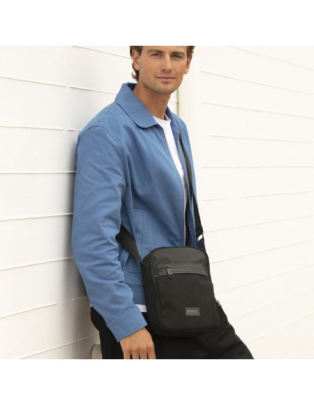 Bolso Bandolera Hombre Gabol Darek Negro Bolso Bandolera Hombre Gabol Darek Negro