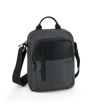 Bolso Bandolera Doble Hombre Gabol Liam Gris