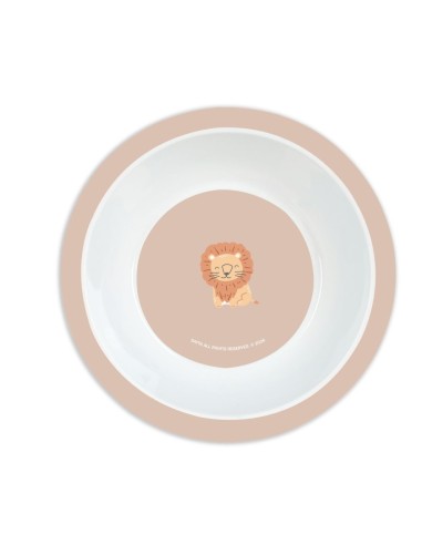 SET DE PLATOS, CUBIERTOS Y VASO SAFTA PREESCOLAR "LEON" C...