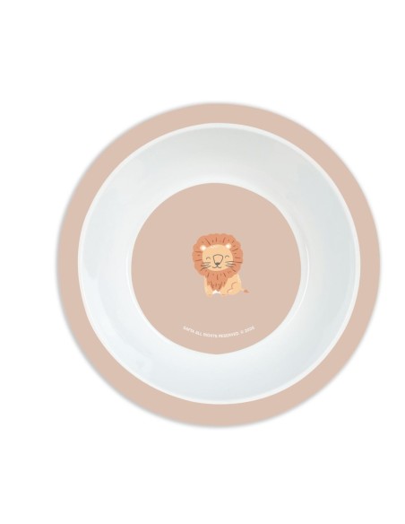 SET DE PLATOS, CUBIERTOS Y VASO SAFTA PREESCOLAR "LEON" C...