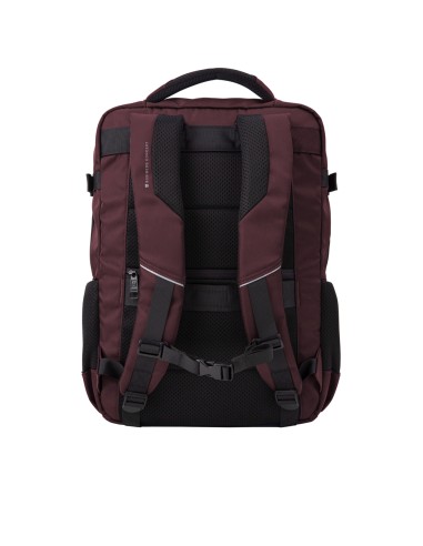 Mochila de viaje 3 dptos para portátil 17,3'' Gabol Fusión Burdeos