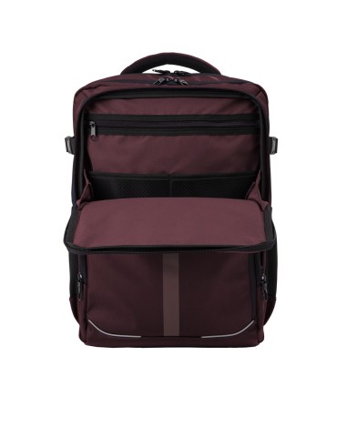 Mochila de viaje 3 dptos para portátil 17,3'' Gabol Fusión Burdeos