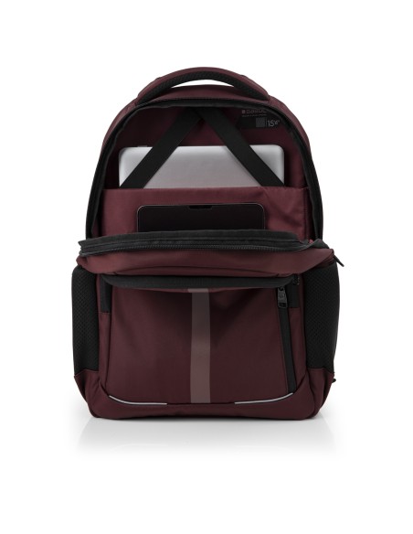 Mochila para portátil 2 dptos. para portátil 15,6'' Gabol Fusión Burdeos