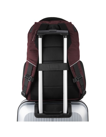 Mochila para portátil 2 dptos. para portátil 15,6'' Gabol Fusión Burdeos