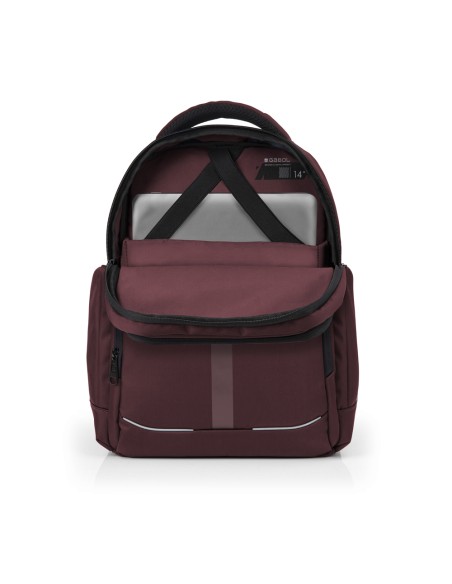 Mochila para portátil 14" Gabol Fusión Burdeos