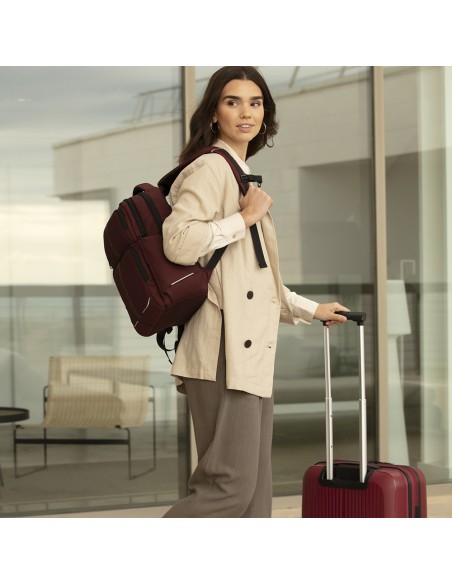 Mochila para portátil 14" Gabol Fusión Burdeos