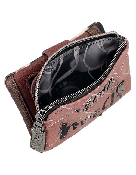 Billetero Monedero Pequeño Blando Mujer Anekke Parisian Billetero Monedero Pequeño Blando Mujer Anekke Parisian
