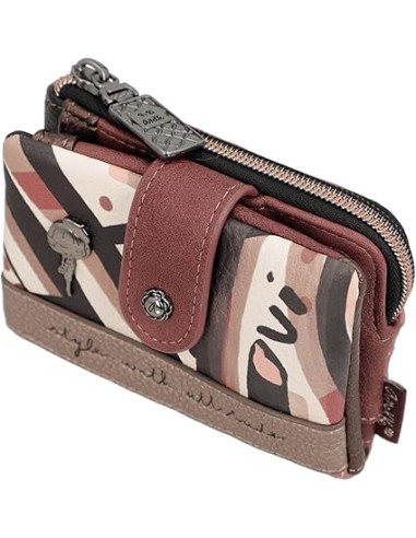 Billetero Monedero Pequeño Blando Mujer Anekke Parisian