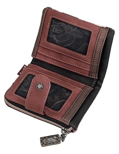 Billetero Monedero Pequeño Blando Mujer Anekke Parisian