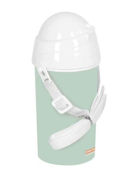 BOTELLA 500ml APERTURA AUTOM. CON PAJITA SAFTA PREESCOLAR...