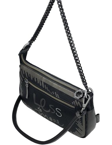 Bolso Bandolera C/Asa de Cadena Anekke Nature Koko