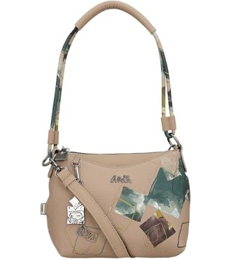 Bolso Hombro C/Bandolera Anekke Evolution Beige