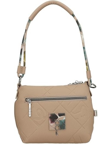 Bolso Hombro C/Bandolera Anekke Evolution Beige