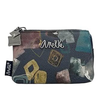 Monedero Triple Mujer Anekke Evolution Azul Marino