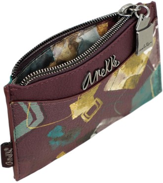 Tarjetero Monedero Anekke Evolution Burdeos 2