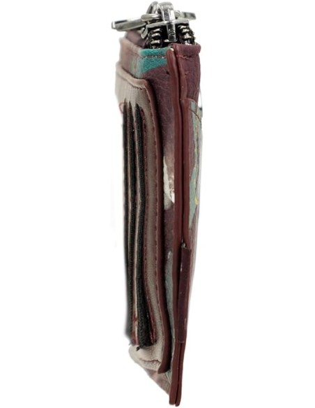 Tarjetero Monedero Anekke Evolution Burdeos