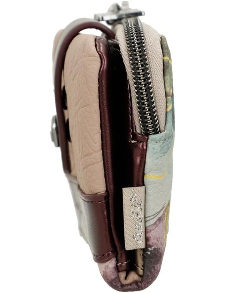 Billetero Monedero Pequeño Blando Mujer Anekke Evolution Beige Billetero Monedero Pequeño Blando Mujer Anekke Evolution Beige