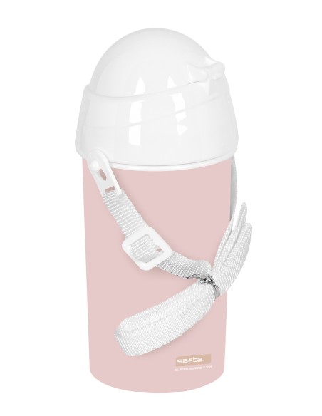 BOTELLA 500ml APERTURA AUTOM. CON PAJITA SAFTA PREESCOLAR...