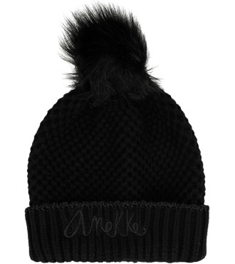 Gorro Punto Mujer Anekke Negro