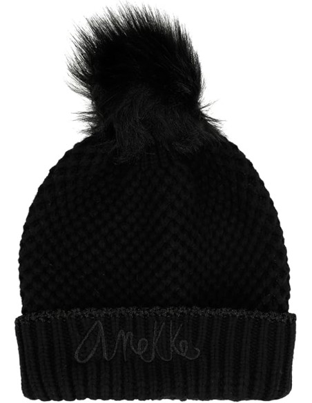 Gorro Punto Mujer Anekke Negro