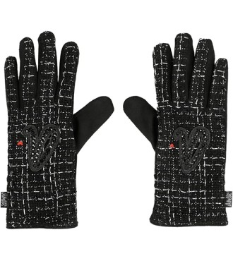 Guantes Tejido Mujer Anekke Negro